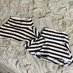 2 striped skirts